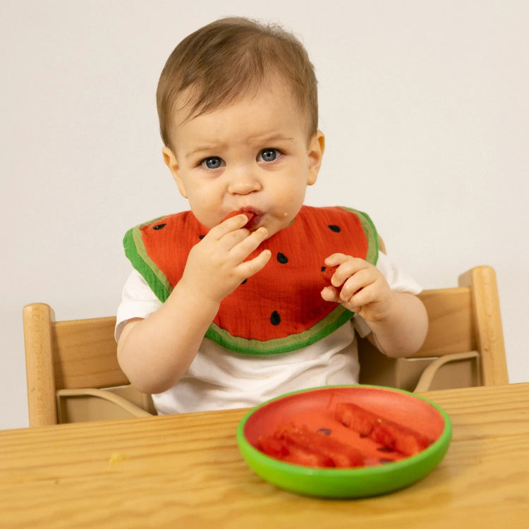 OLI&CAROL. Wally the Watermelon Plate & Spoon Set