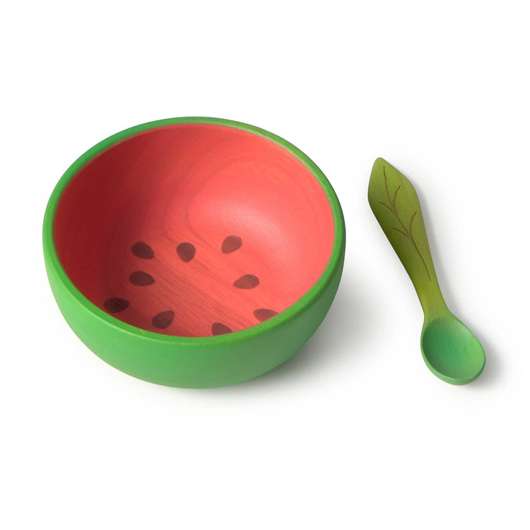 OLI&CAROL. Wally the Watermelon Bowl & Spoon Set