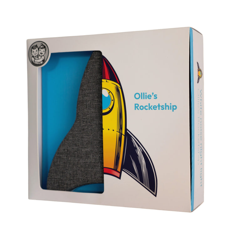 OLLIE&LEILA. Ollie's Rocketship White Noise Night Light