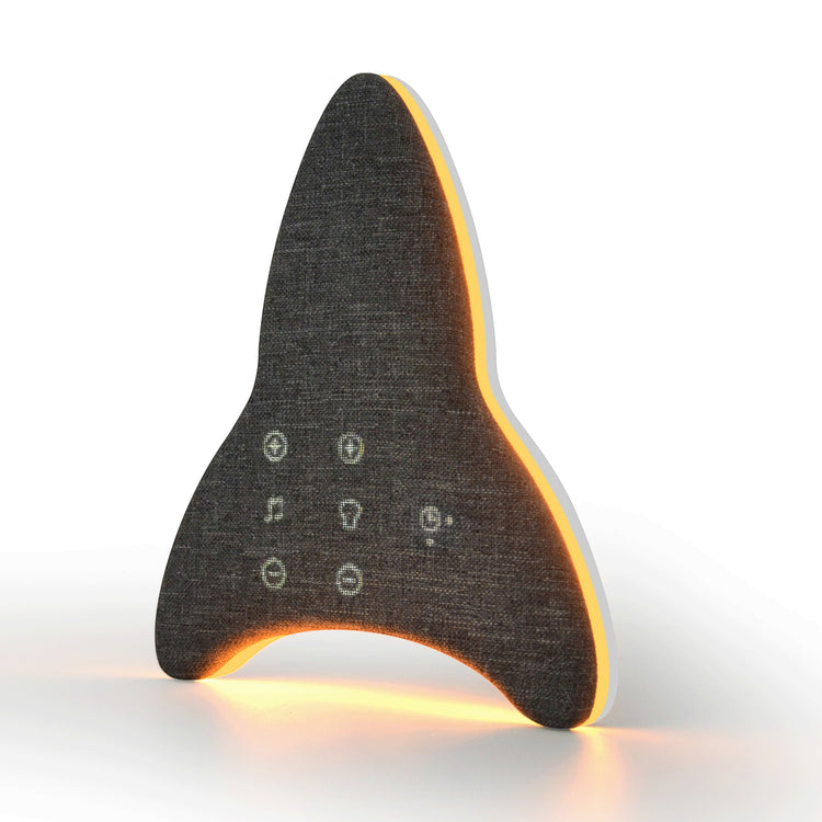 OLLIE&LEILA. Ollie's Rocketship White Noise Night Light