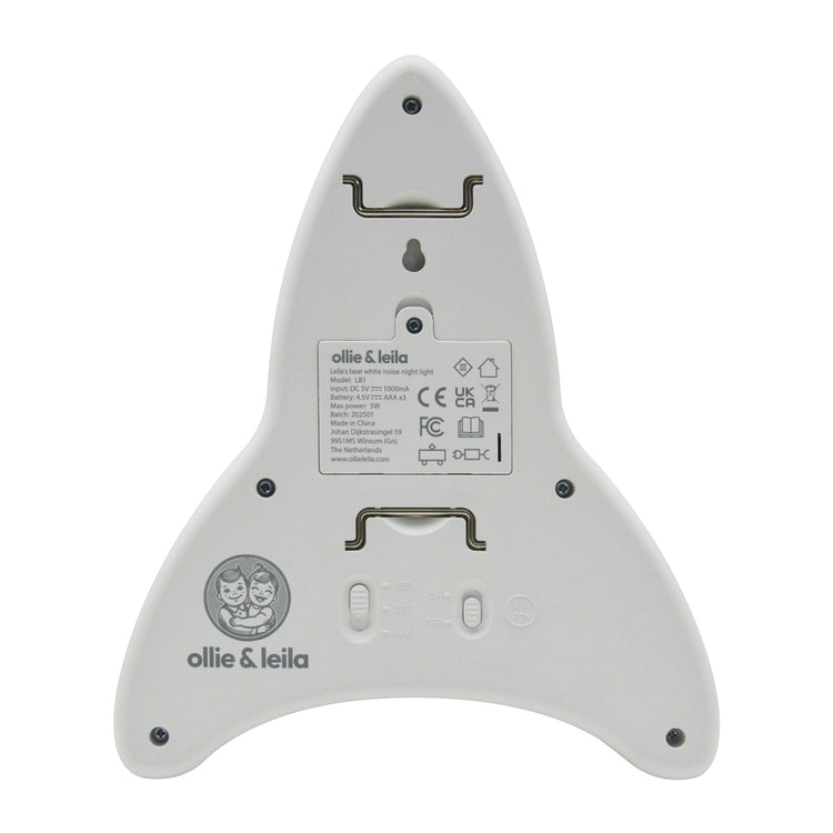 OLLIE&LEILA. Ollie's Rocketship White Noise Night Light