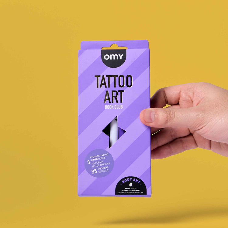 OMY. Σετ ζωγραφικής δέρματος Tattoo Art - Rock Club