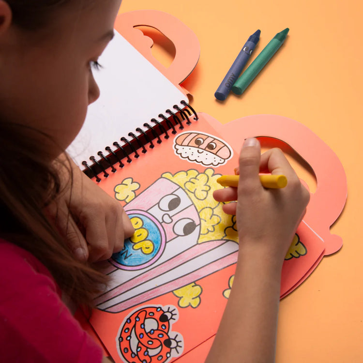 OMY. Super Coloring & Stickers Book - Yummy