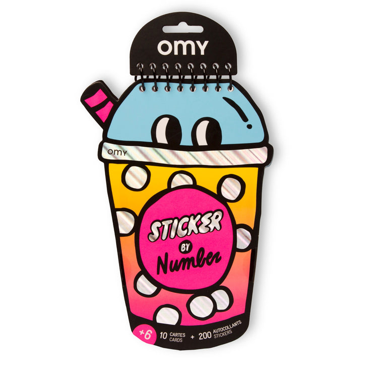 OMY. Stickers Activity Book - Bubble Tea