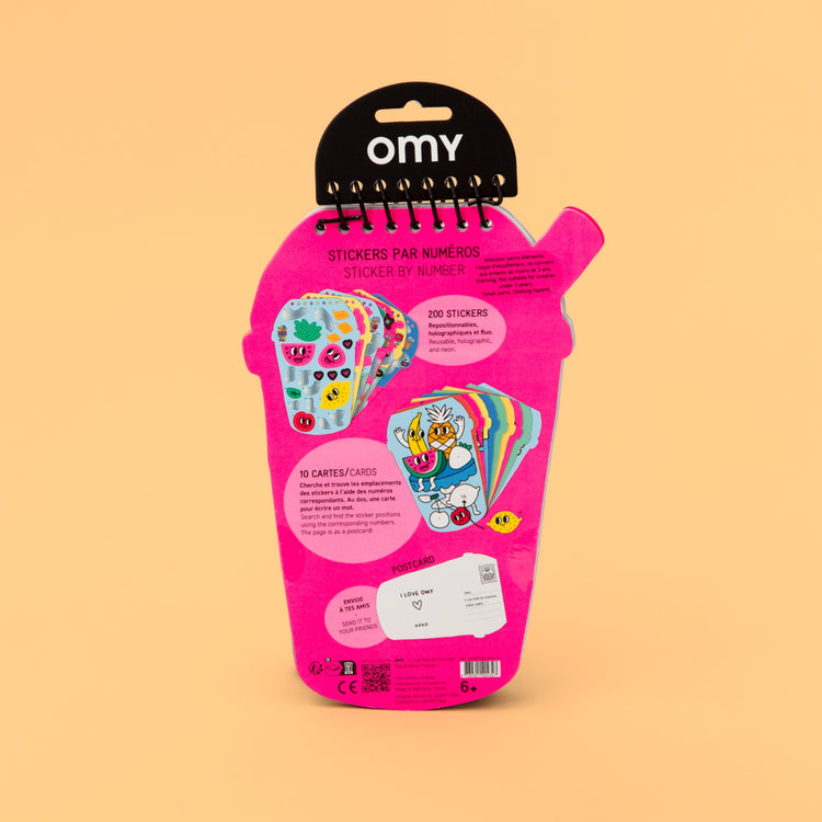 OMY. Stickers Activity Book - Bubble Tea