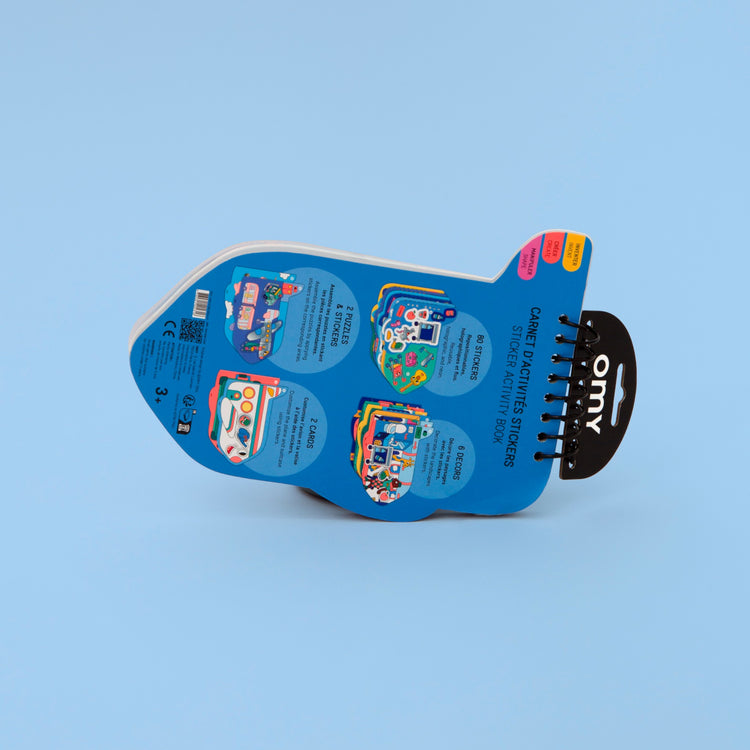 OMY. Stickers Activity Book - Vroom