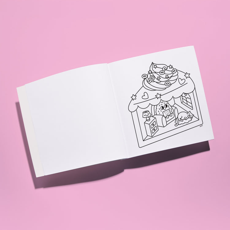 OMY. Βιβλίο ζωγραφικής Cozy Art Kawaii