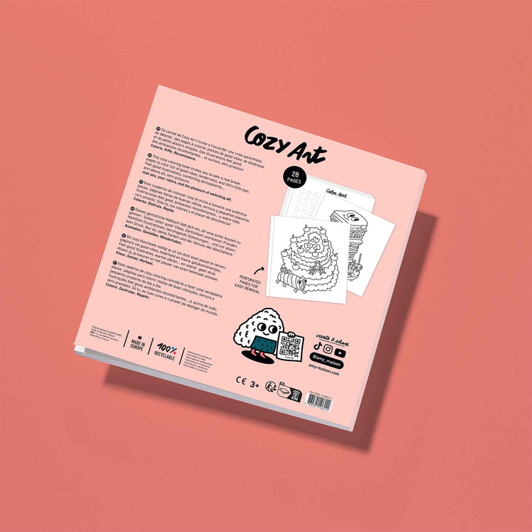 OMY. Βιβλίο ζωγραφικής Cozy Art - Yummy