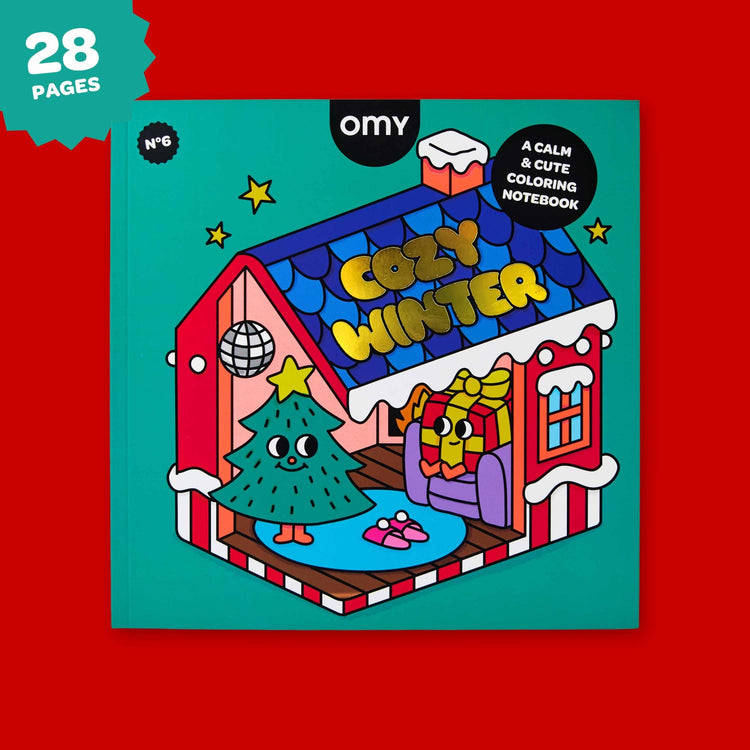 OMY. Βιβλίο ζωγραφικής Cozy Art Christmas