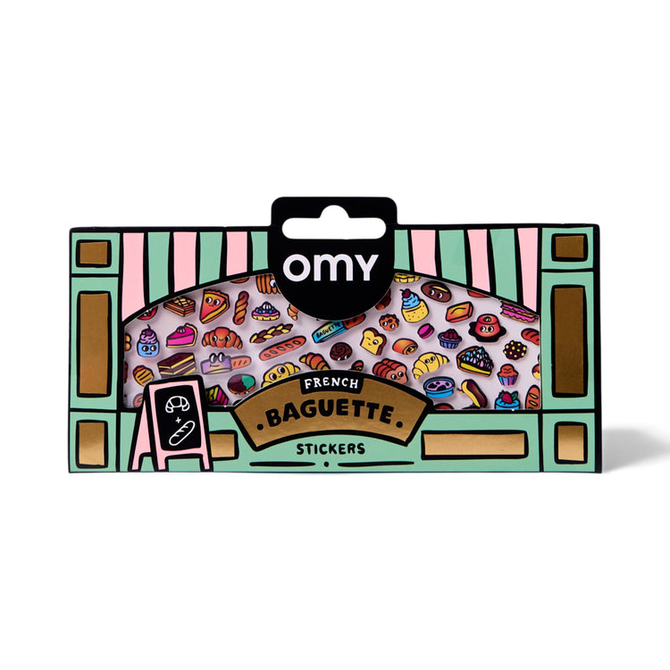 OMY. Assorted Stickers BOUTIQUE - French Bakery