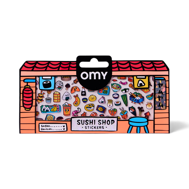 OMY. Σετ αυτοκόλλητα BOUTIQUE - Sushi Shop