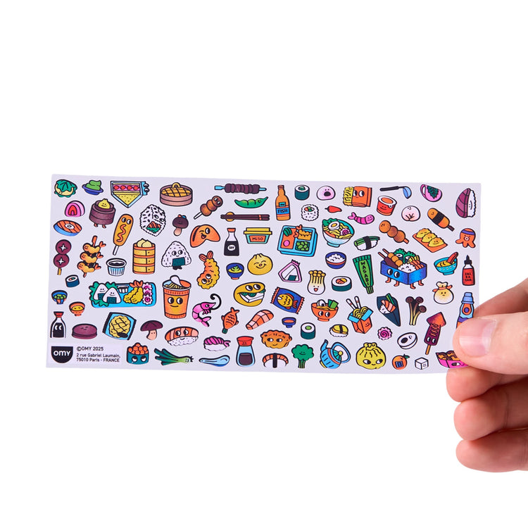 OMY. Σετ αυτοκόλλητα BOUTIQUE - Sushi Shop