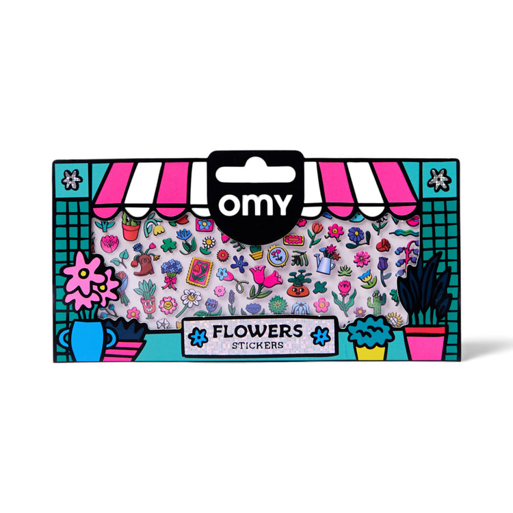 OMY. Σετ αυτοκόλλητα BOUTIQUE - Flower Shop