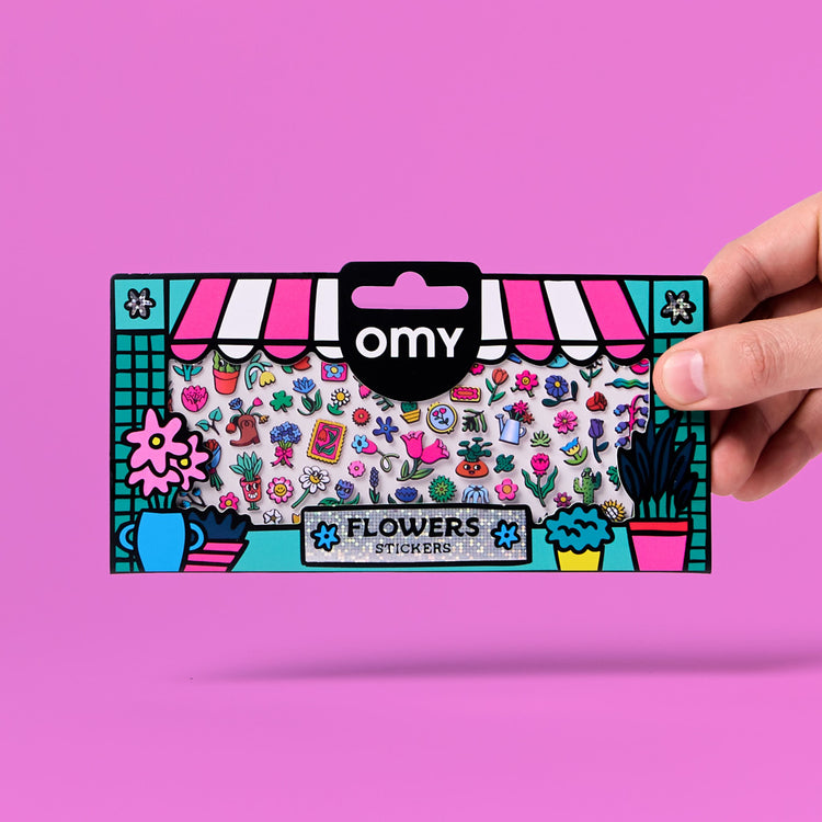 OMY. Σετ αυτοκόλλητα BOUTIQUE - Flower Shop