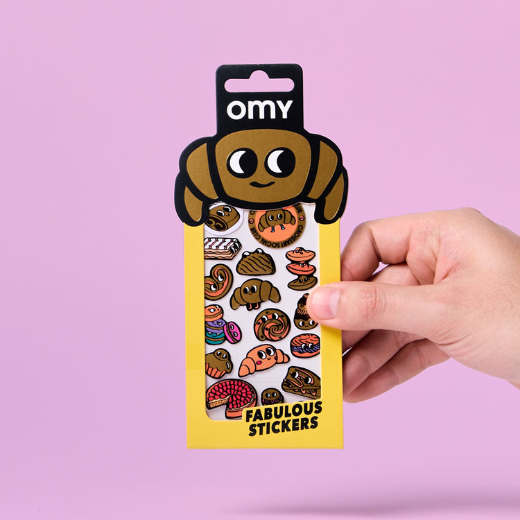 OMY. Σετ αυτοκόλλητα ICONIC - Croissant