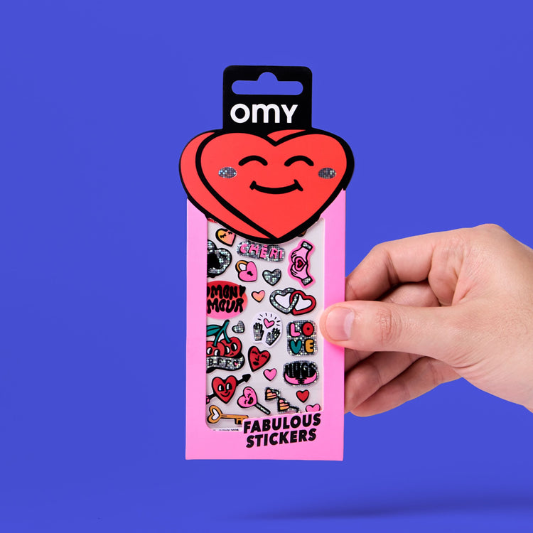 OMY. Σετ αυτοκόλλητα ICONIC - Love