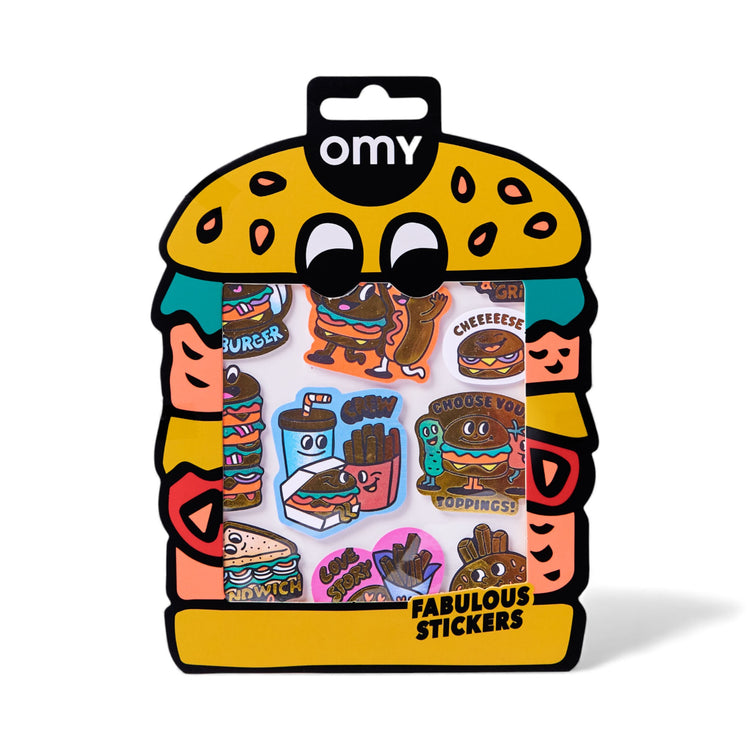 OMY. Σετ αυτοκόλλητα BIG - Burger