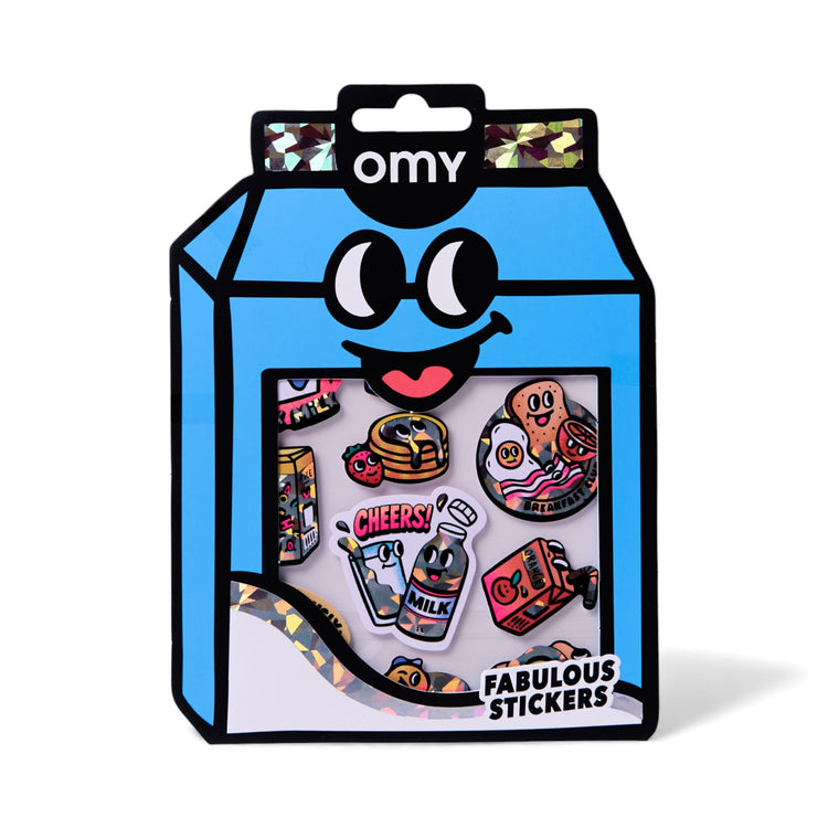 OMY. Fabulous Stickers BIG - Milk
