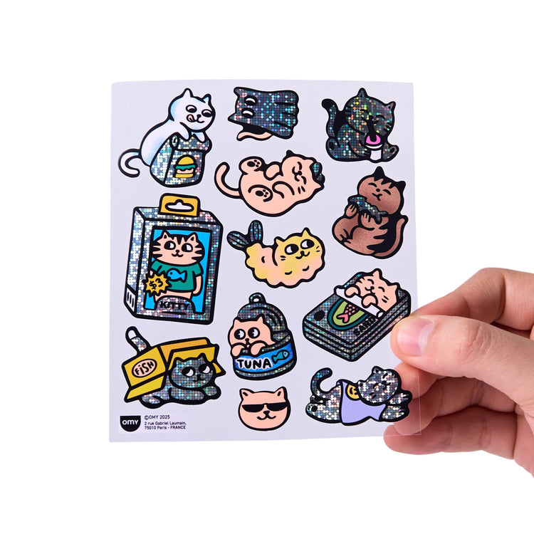OMY. Fabulous Stickers BIG - Kitty