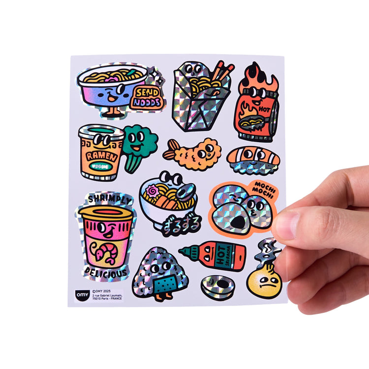 OMY. Fabulous Stickers BIG - Noodle