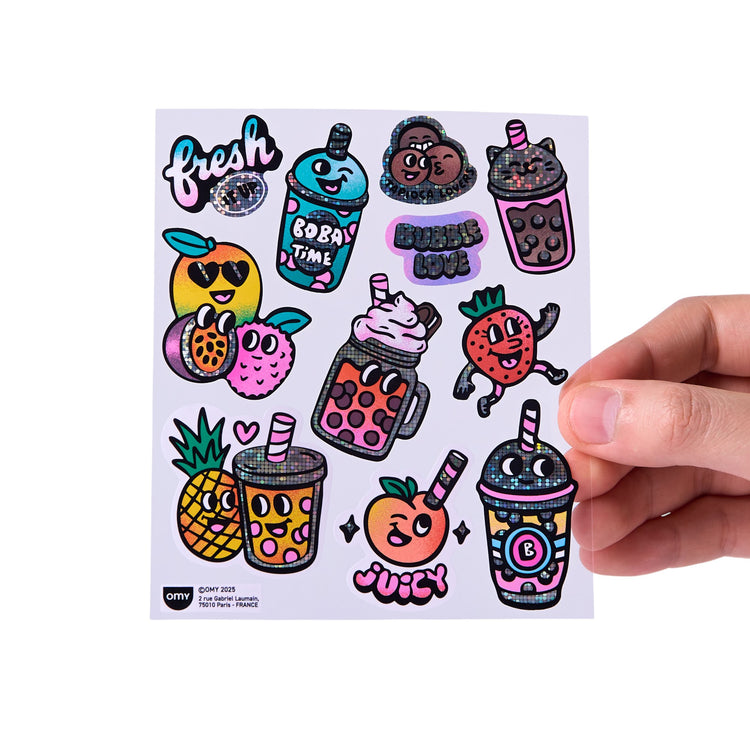 OMY. Fabulous Stickers BIG - Bubble Tea