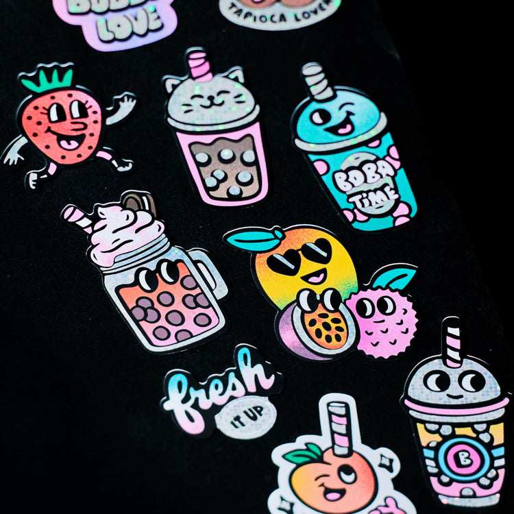 OMY. Fabulous Stickers BIG - Bubble Tea