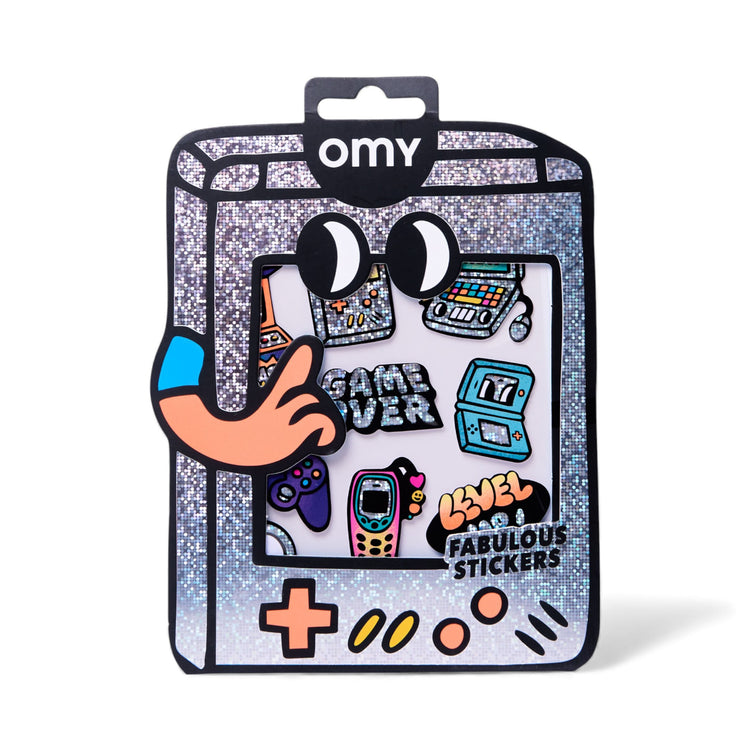 OMY. Σετ αυτοκόλλητα BIG - Game Boy