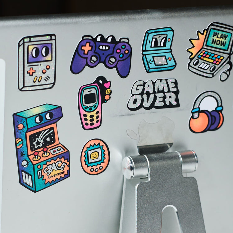 OMY. Σετ αυτοκόλλητα BIG - Game Boy