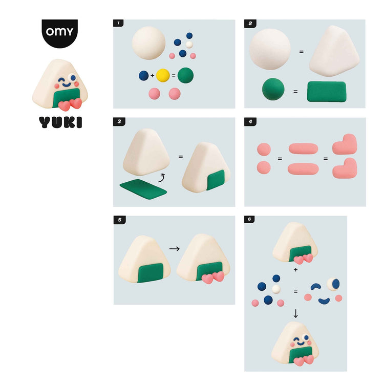 OMY. Air Dry Clay - Yuki