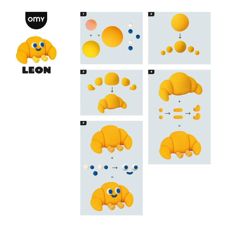 OMY. Air Dry Clay - Leon