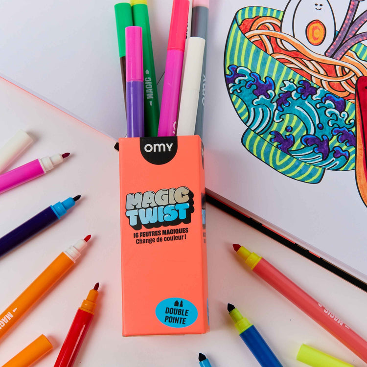 OMY. Set of 16 Magic Twist Markers