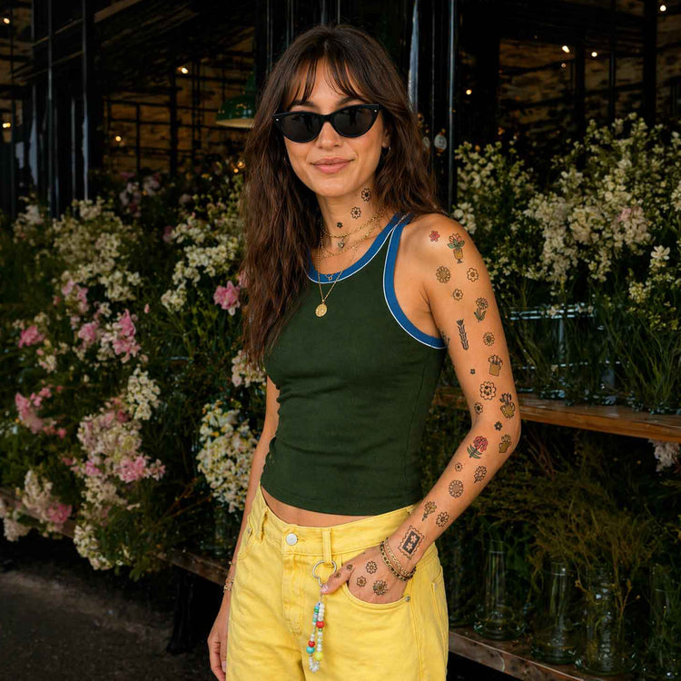 OMY. Flash Tattoos - Flower Pop