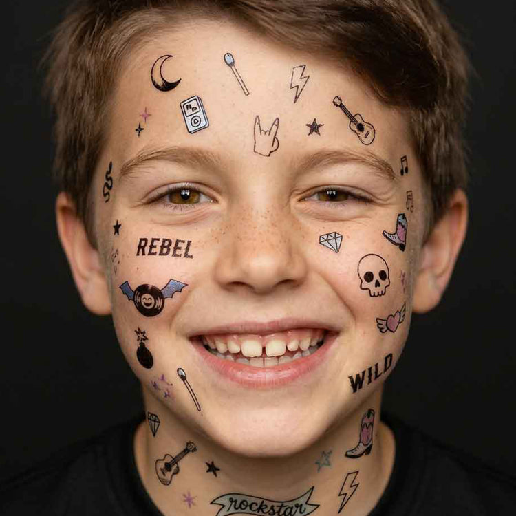 OMY. Αυτοκόλλητα flash tattoos Wild Rebel