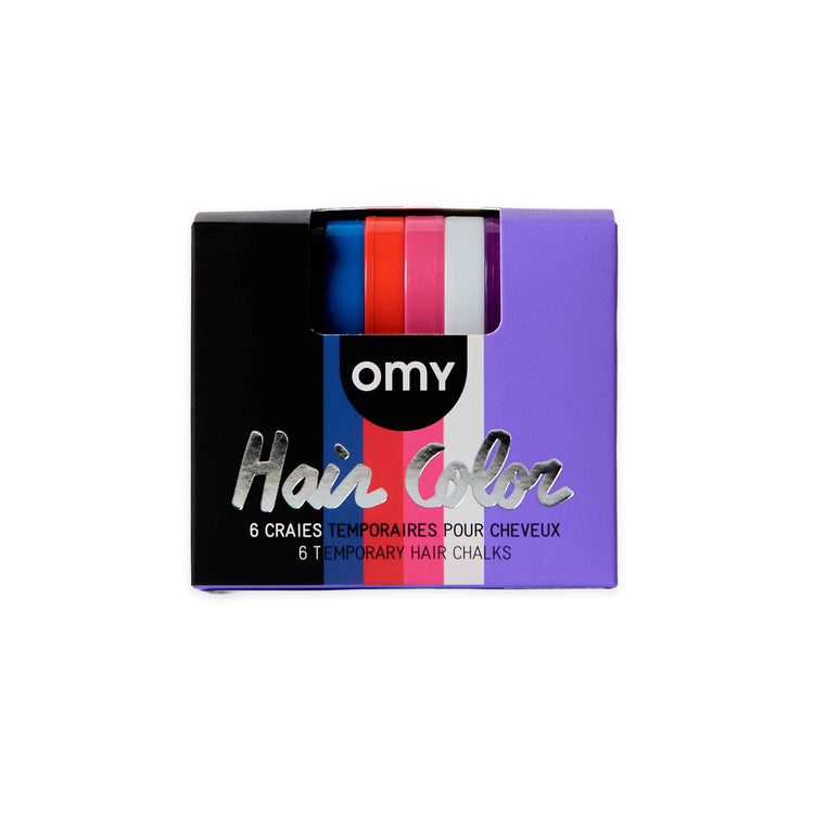 OMY. Set of 6 temporary hair chalks - Wicked