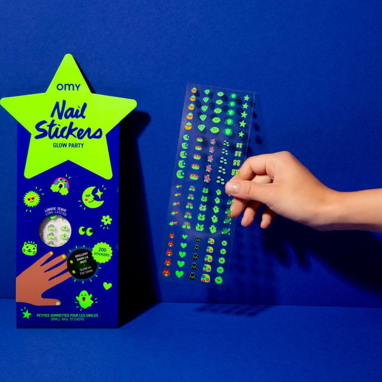 OMY. Nail stickers - Glow Party