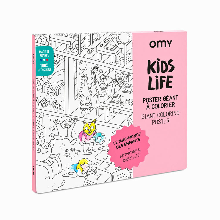 OMY. Giant Coloring Poster Children's World