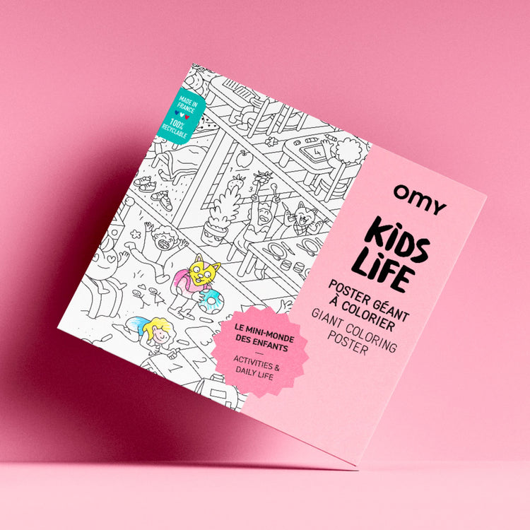 OMY. Giant Coloring Poster Children's World