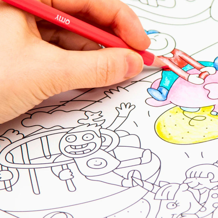 OMY. Giant Coloring Poster Children's World