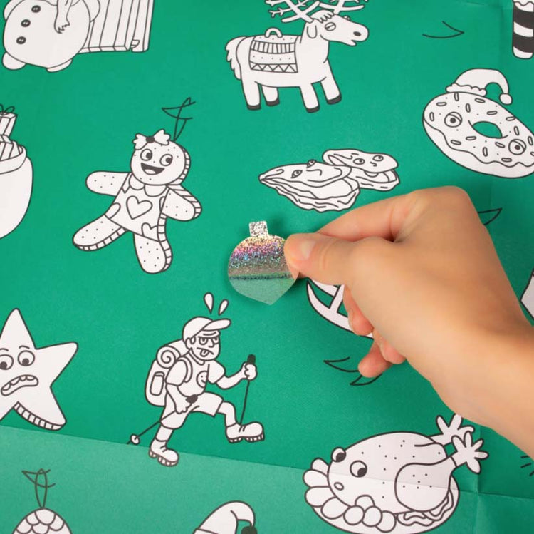 OMY. Giant coloring poster Christmas Tree