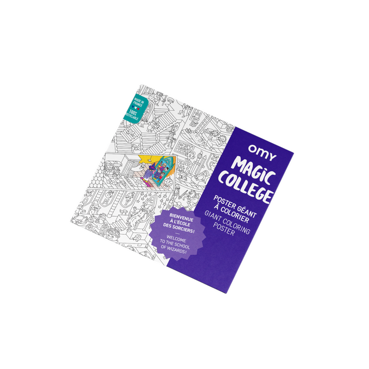 OMY. Giant coloring poster - Magic College
