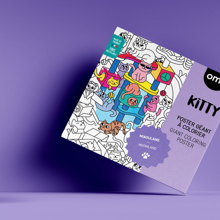 OMY. Giant Coloring Poster - Kitty