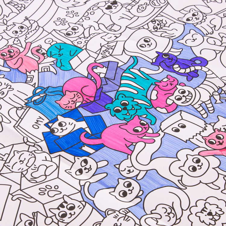 OMY. Giant Coloring Poster - Kitty