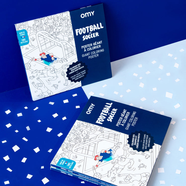 OMY. Giant coloring poster Football