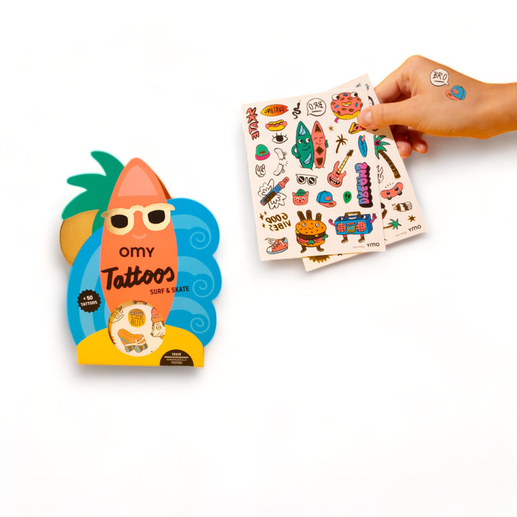OMY. Tattoos - Surf & Skate + Hanger
