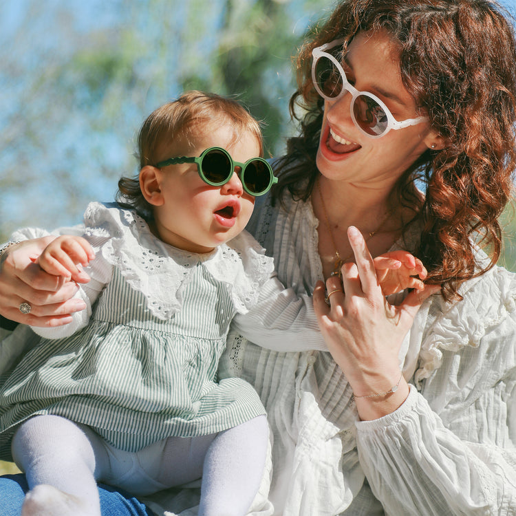 OLIVIO & CO. Baby Round Sunglasses Classic Olivio-Cactus Green 0-18m