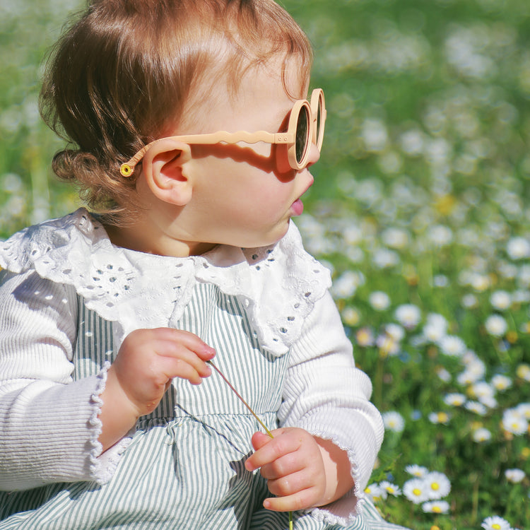 OLIVIO & CO. Toddler Round Sunglasses Classic Olivio-Desert Sand 18-36m