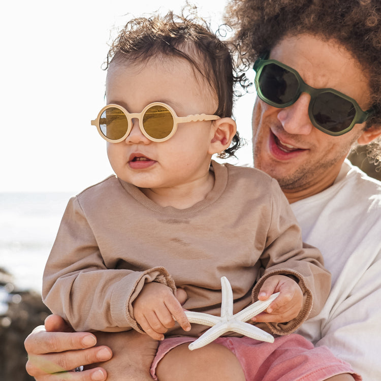 OLIVIO & CO. Toddler Round Sunglasses Classic Olivio-Desert Sand 18-36m