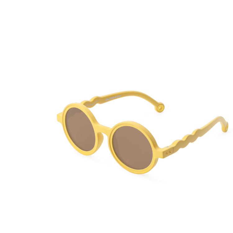 OLIVIO & CO. Toddler round sunglasses Citrus Garden-Citrus Yellow 18-36m