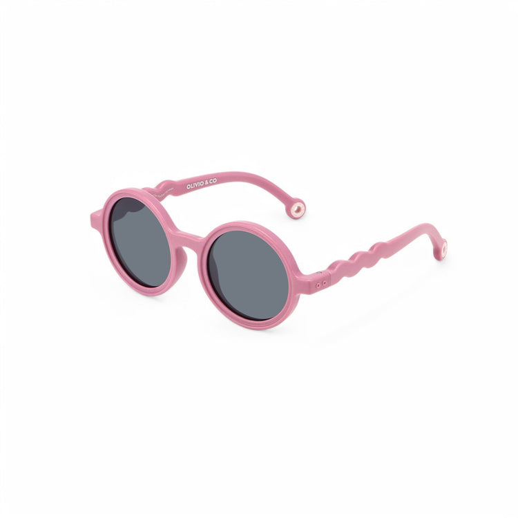 OLIVIO & CO. Toddler round sunglasses Flower Stall - Rock Rose 18-36m
