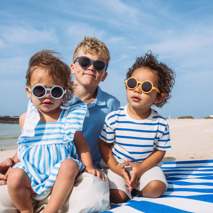 OLIVIO & CO. Toddler round sunglasses Seaside Stripes - Sailing Blue 18-36m